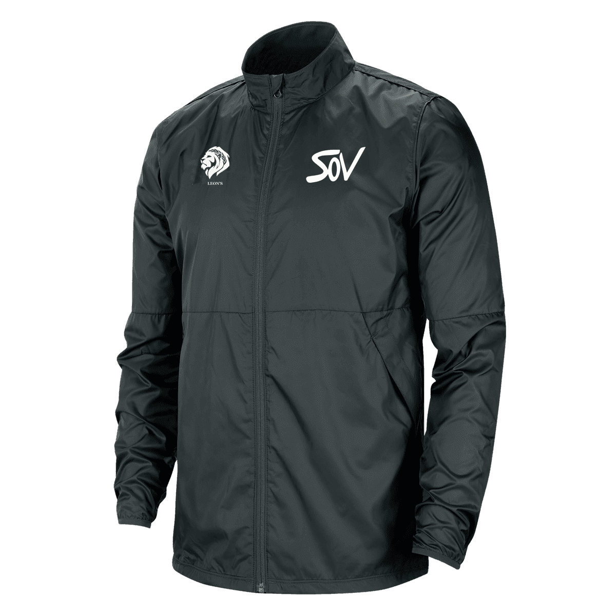 Coupe vent Classic noir Stade Olympique Vertois Adulte – Image 2