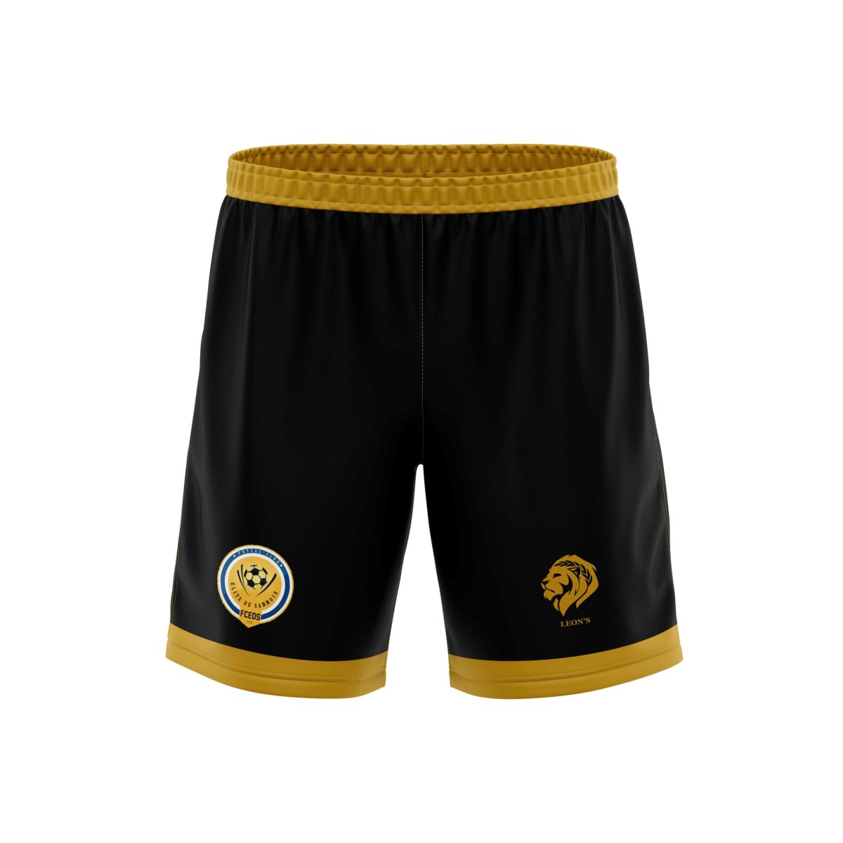Short Classic Noir/Or Futsal Club Elite De Sannois Enfant – Image 2