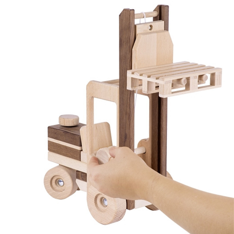 Chariot élévateur en bois – Goki – Image 4