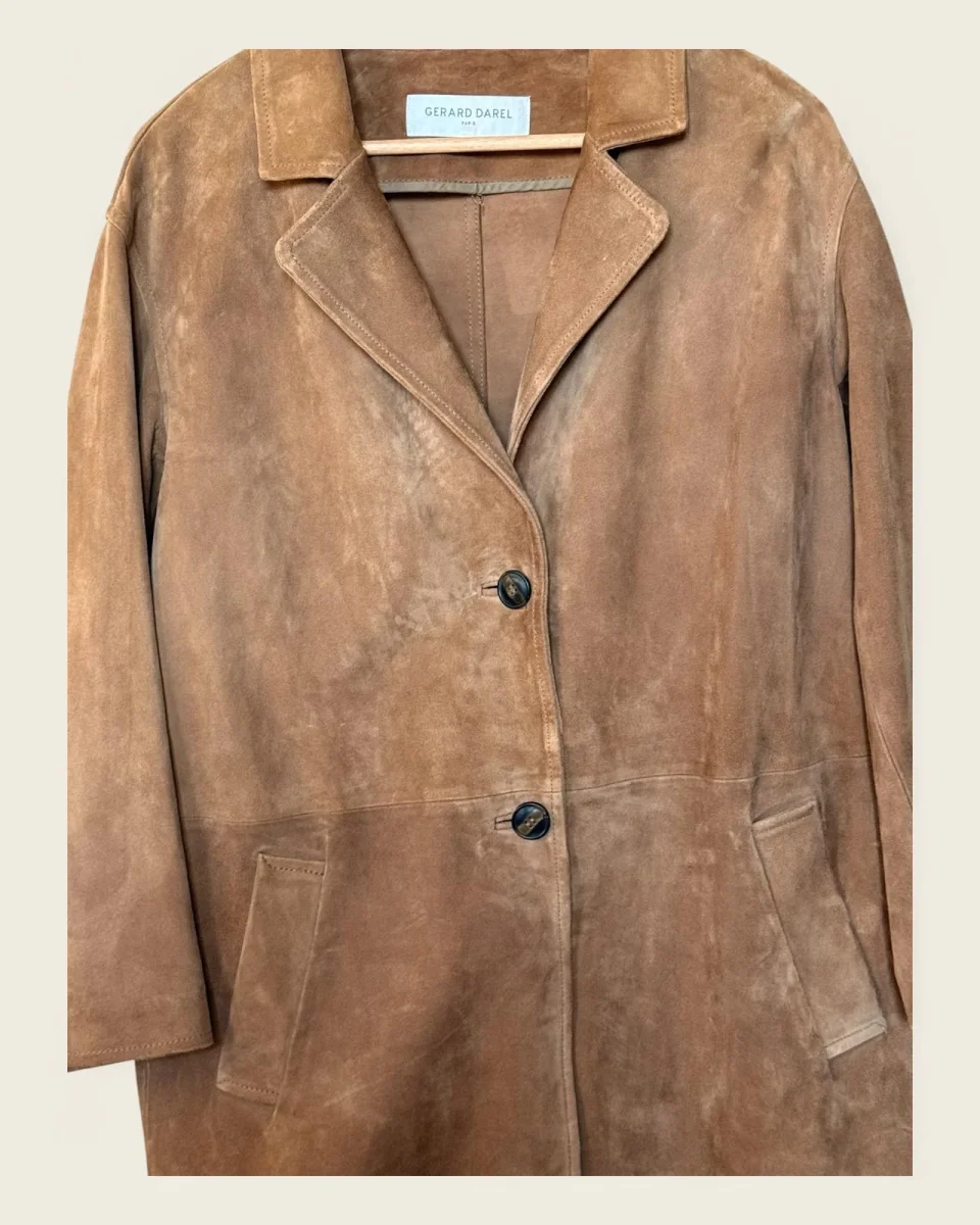 GERARD DAREL - VESTE DAIM T.40 – Image 4